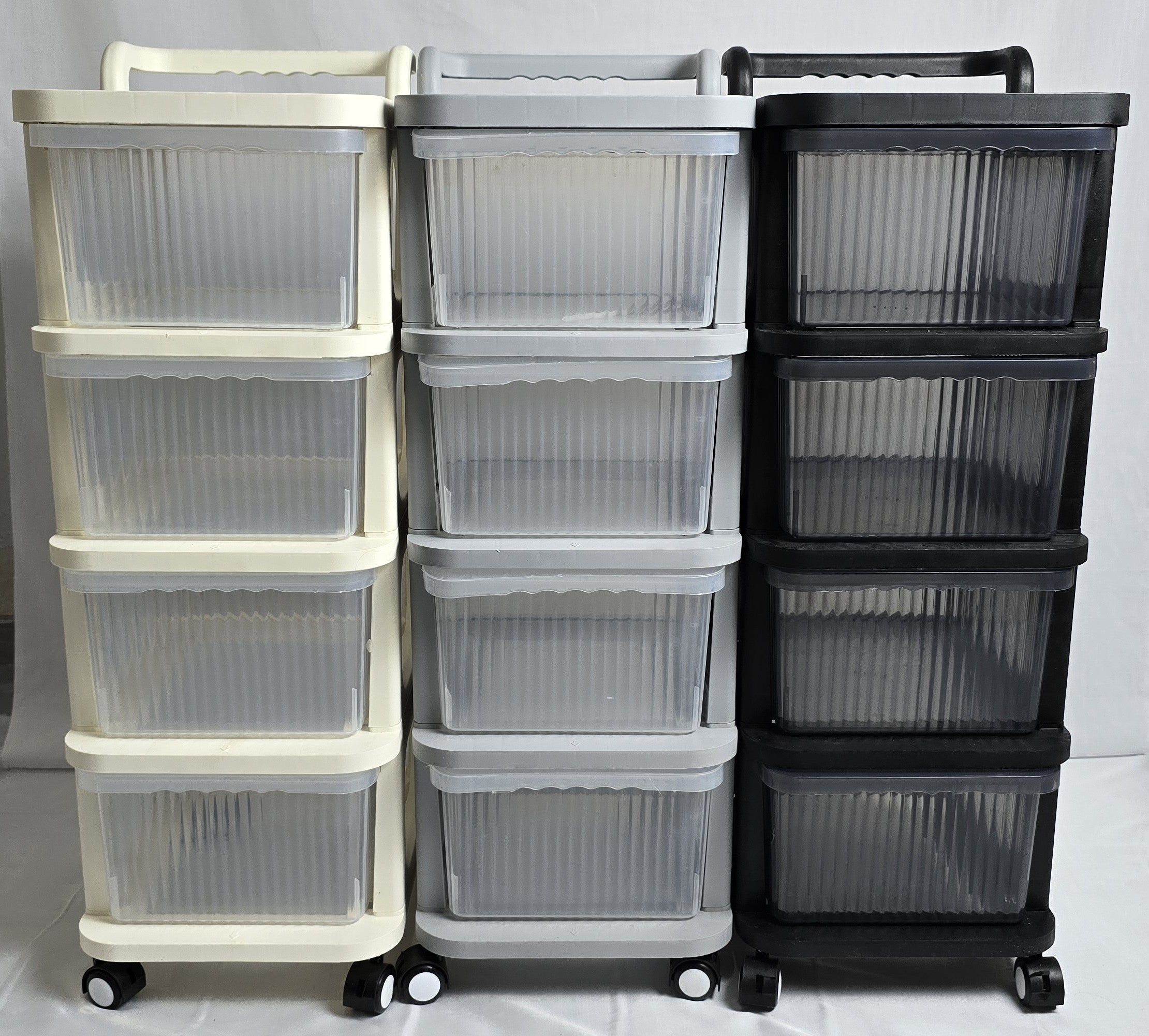 رفوف تخزين بعجلات متعددة الطوابق _ حل عملي لتوفير المساحة